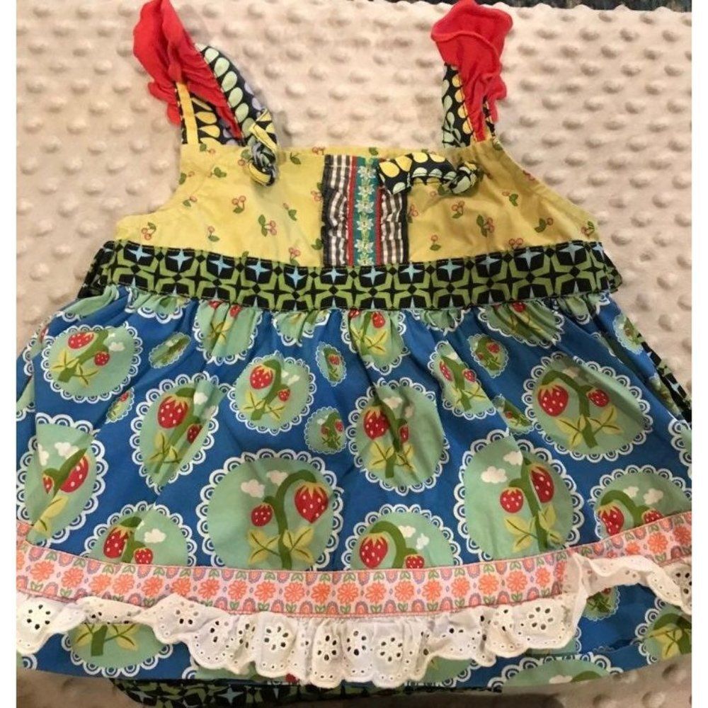 matilda jane Love Bug Knot Top 2 Berries